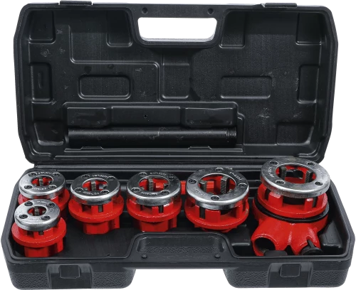 Csőmenetmetsző készlet | 1/4" - 1.1/4" | 8 darabos