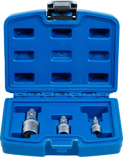Hosszabbító készlet mágneses tartóval | 6,3 mm (1/4") / 10 mm (3/8") / 12,5 mm (1/2") | 3 darabos