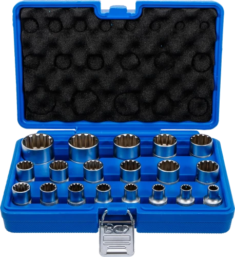 Dugókulcskészlet, Gear Lock | 12,5 mm (1/2") | 19 darabos