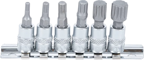 Behajtófej-készlet | 6,3 mm (1/4") | (XZN) M4 - M12 | 6 darabos