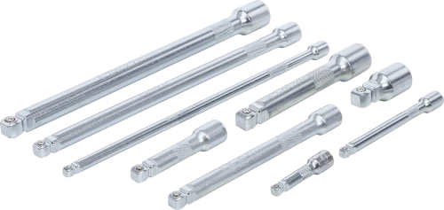 Billenős hosszabbító készlet | 6,3 mm (1/4"), 10 mm (3/8"), 12,5 mm (1/2") | 9 darabos