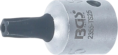 Behajtófej | 6,3 mm (1/4") | TS-profil (Torx Plus) TS25 furattal
