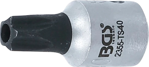 Behajtófej | 6,3 mm (1/4") | TS-profil (Torx Plus) TS40 furattal