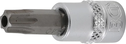 Behajtófej | 6,3 mm (1/4") | T-profil (Torx) T40 furattal