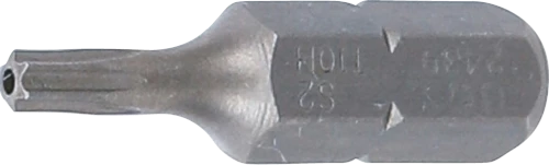 Behajtófej | Hossz 25 mm | Külső hatszögletű 6,3 mm (1/4") | T-profil (Torx) T10 furattal