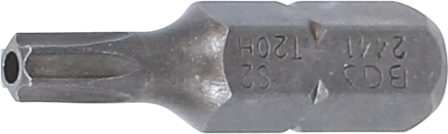 Behajtófej | Hossz 25 mm | Külső hatszögletű 6,3 mm (1/4") | T-profil (Torx) T20 furattal