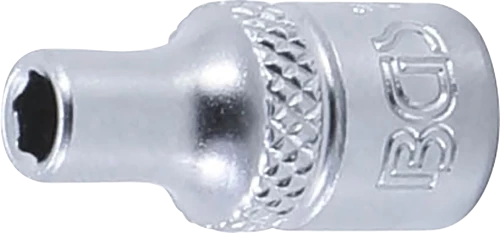 Dugókulcs, hatszögletű | 6,3 mm (1/4") | 4 mm