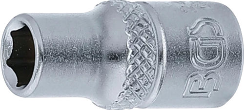 Dugókulcs, hatszögletű | 6,3 mm (1/4") | 6 mm