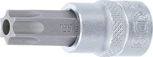 Behajtófej | 10 mm (3/8") | T-profil (Torx) T55 furattal