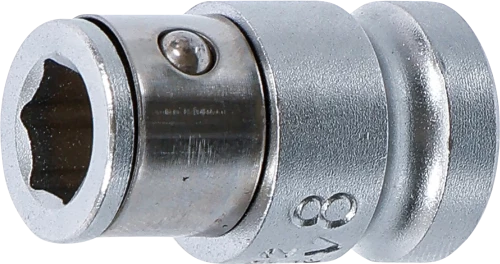 Golyós behajtófej-adapter | Belső négyszögletű kulcsnyílású elem 10 mm (3/8") | Belső hatszögletű 8 mm (5/16")