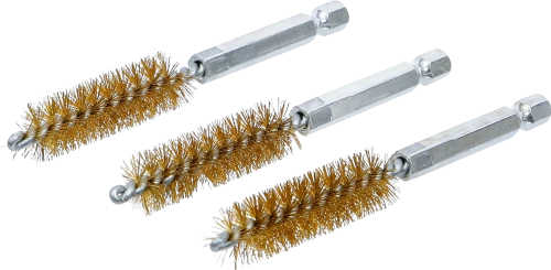 Sárgarézkefe | 13 mm | 6,3 mm (1/4") | 3 darabos