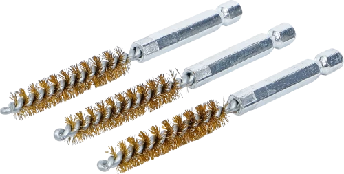 Sárgarézkefe | 9 mm | 6,3 mm (1/4") | 3 darabos