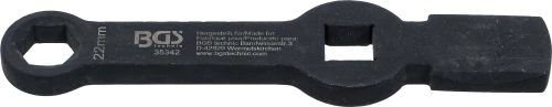 Nyomatékimpulzusos csillagkulcs | tizenkétszögletű | 2 ütőfelülettel | 22 mm