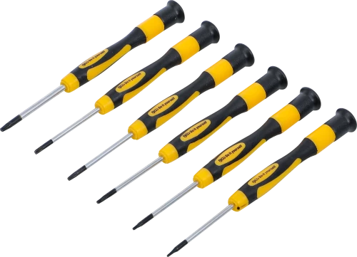 Műszerész csavarhúzó készlet | T-profil (Torx) | 6 darabos