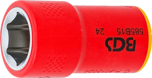 VDE dugókulcs hatszögletű | 10 mm (3/8") | 15 mm