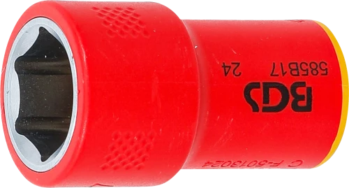VDE dugókulcs hatszögletű | 10 mm (3/8") | 17 mm