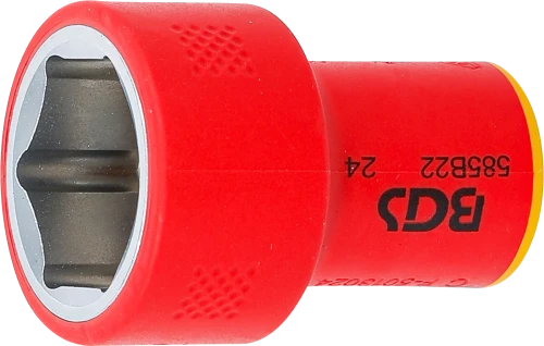 VDE dugókulcs hatszögletű | 10 mm (3/8") | 22 mm