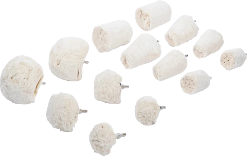 Polírozó készlet | 6,3 mm (1/4") | 14 darabos