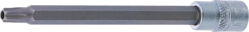Behajtófej | Hossz 100 mm | 6,3 mm (1/4") | T-profil (Torx) T30 furattal