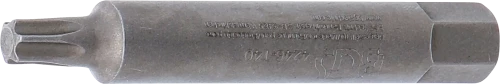 Behajtófej | Hossz 75 mm | Külső hatszögletű 10 mm (3/8") | T-profil (Torx) T40