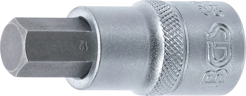Behajtófej | 12,5 mm (1/2") | Belső hatszögletű 12 mm