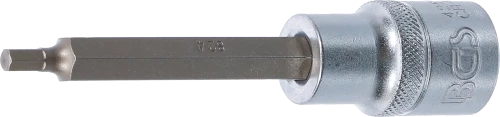 Behajtófej | Hossz 100 mm | 12,5 mm (1/2") | Belső hatszögletű 4 mm