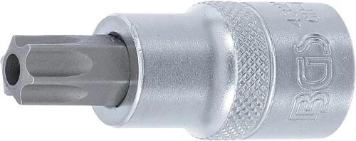 Behajtófej | 12,5 mm (1/2") | T-profil (Torx) T55 furattal