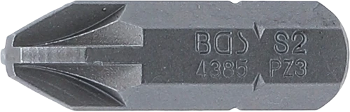 Behajtófej | Hossz 30 mm | Külső hatszögletű 8 mm (5/16") | Csillag PZ3
