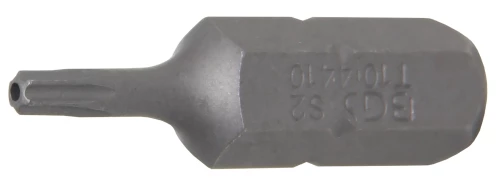 Behajtófej | Hossz 30 mm | Külső hatszögletű 8 mm (5/16") | T-profil (Torx) T10 furattal
