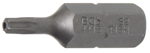 Behajtófej | Hossz 30 mm | Külső hatszögletű 8 mm (5/16") | T-profil (Torx) T15 furattal