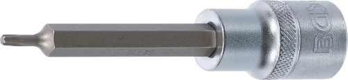 Behajtófej | Hossz 100 mm | 12,5 mm (1/2") | T-profil (Torx) T15