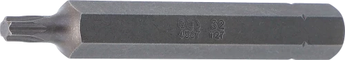 Behajtófej | Hossz 75 mm | Külső hatszögletű 10 mm (3/8") | T-profil (Torx) T27