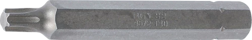 Behajtófej | Hossz 75 mm | Külső hatszögletű 10 mm (3/8") | T-profil (Torx) T40