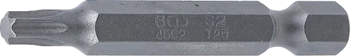 Behajtófej | Hossz 50 mm | Külső hatszögletű 6,3 mm (1/4") | T-profil (Torx) T25