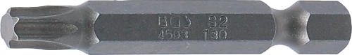 Behajtófej | Hossz 50 mm | Külső hatszögletű 6,3 mm (1/4") | T-profil (Torx) T30