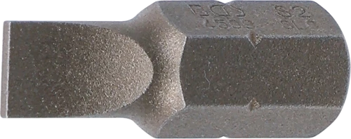 Behajtófej | Hossz 30 mm | külső hatszögletű 10 mm (3/8") | lapos 8 mm