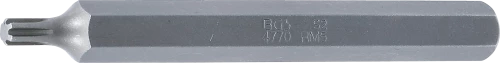 Behajtófej | Hossz 100 mm | Külső hatszögletű 10 mm (3/8") | Ékprofil (RIBE) M5