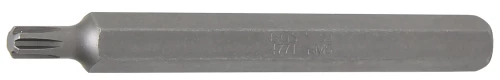Behajtófej | Hossz 100 mm | Külső hatszögletű 10 mm (3/8") | Ékprofil (RIBE) M6