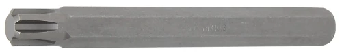 Behajtófej | Hossz 100 mm | Külső hatszögletű 10 mm (3/8") | Ékprofil (RIBE) M10,3