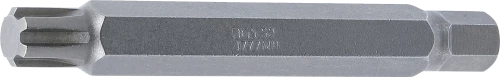 Behajtófej | Hossz 100 mm | Külső hatszögletű 10 mm (3/8") | Ékprofil (RIBE) M11