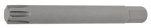 Behajtófej | Hossz 100 mm | Külső hatszögletű 10 mm (3/8") | Ékprofil (RIBE) M12