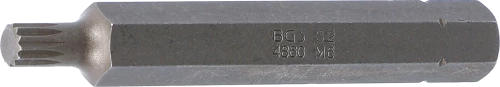 Behajtófej | Hossz 75 mm | Külső hatszögletű 10 mm (3/8") | (XZN) M6