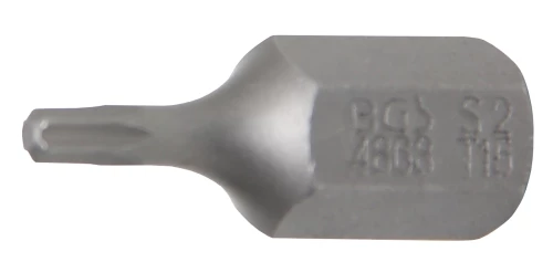 Behajtófej | Hossz 30 mm | Külső hatszögletű 10 mm (3/8") | T-profil (Torx) T15