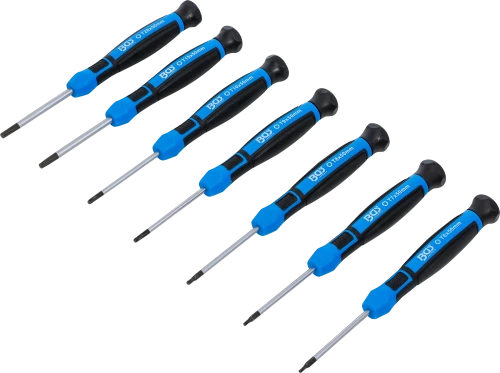 Speciális csavarhúzó készlet | T-profil (Torx) | 7 darabos