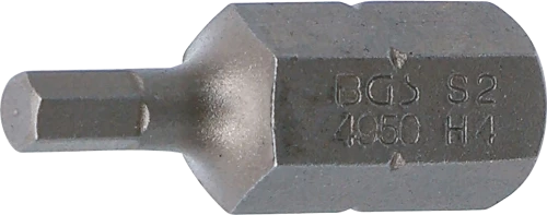 Behajtófej | Hossz 30 mm | Külső hatszögletű 10 mm (3/8") | Belső hatszögletű 4 mm