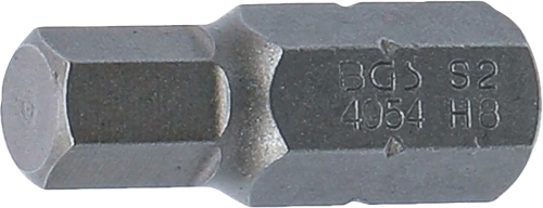 Behajtófej | Hossz 30 mm | Külső hatszögletű 10 mm (3/8") | Belső hatszögletű 8 mm