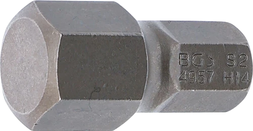 Behajtófej | Hossz 30 mm | Külső hatszögletű 10 mm (3/8") | Belső hatszögletű 14 mm