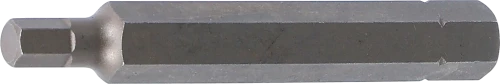 Behajtófej | Hossz 75 mm | Külső hatszögletű 10 mm (3/8") | Belső hatszögletű 6 mm