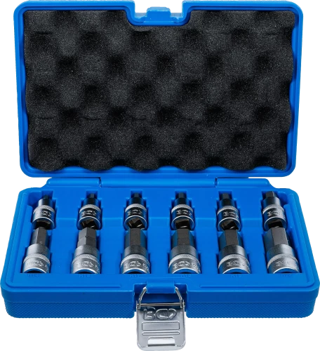 Behajtófej-készlet | 12,5 mm (1/2") | Belső hatszögletű 5 - 22 mm | 12 darabos