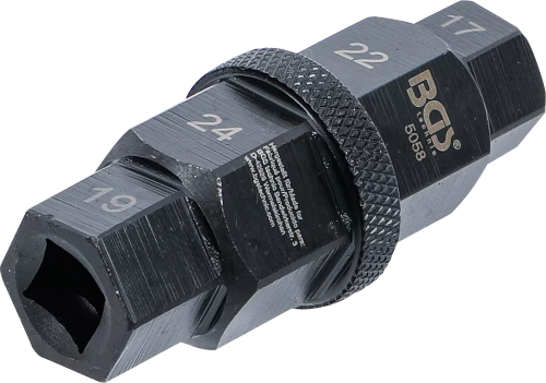 Motorkerékpár speciális betét | 10 mm (3/8") | 17 - 19 - 22 - 24 mm